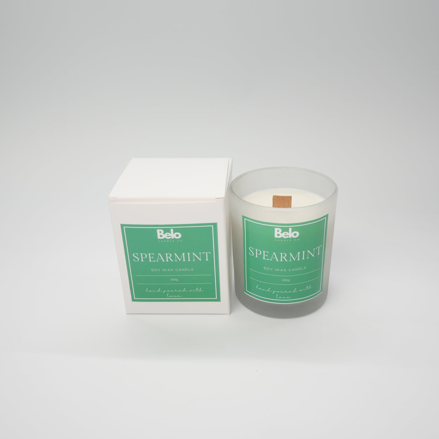 Spearmint - wood wick candle