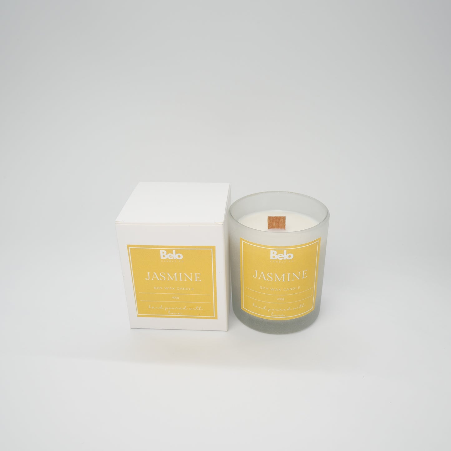 Jasmine - wood wick candle