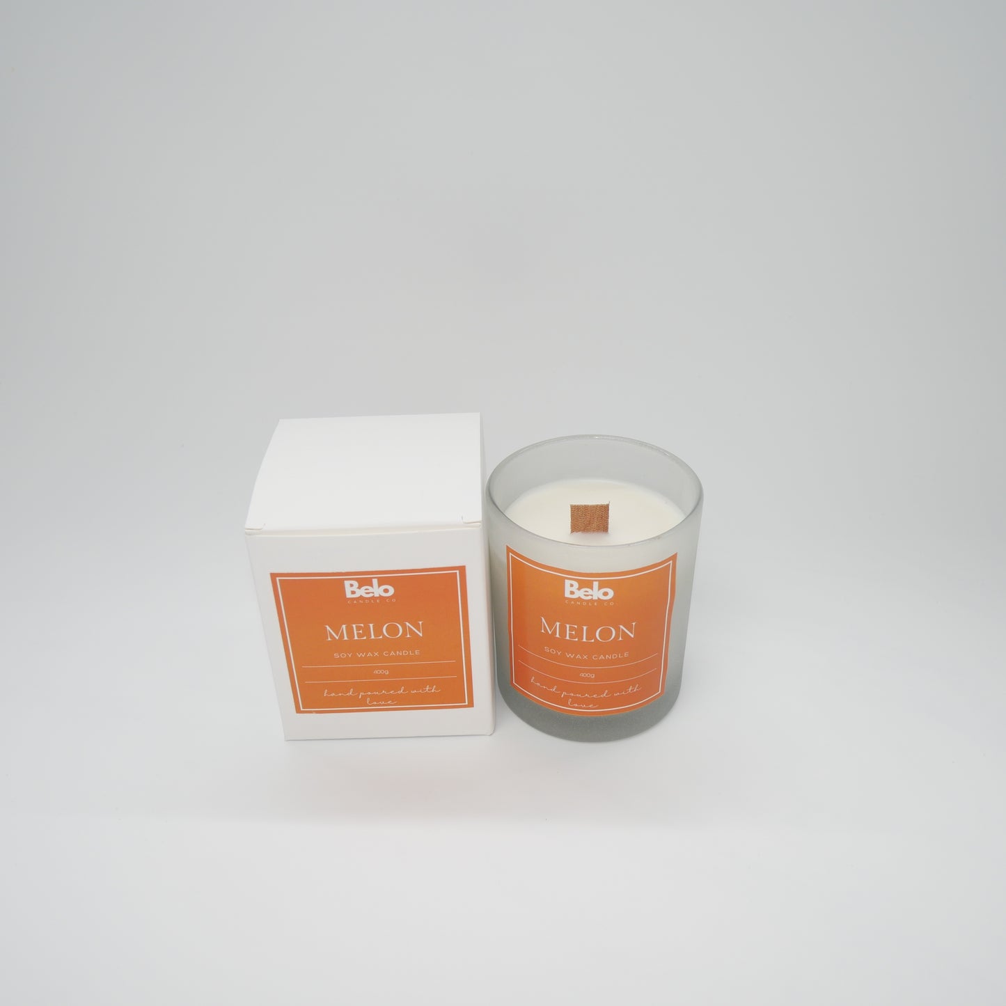 Melon - wood wick candle