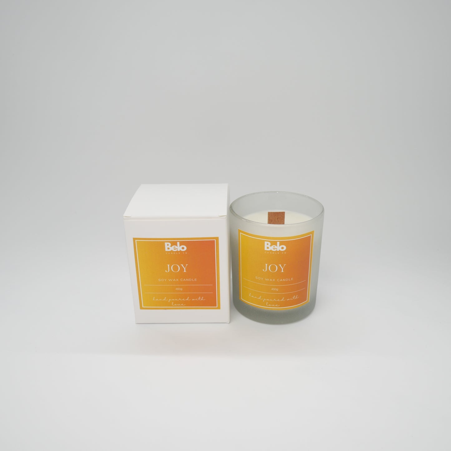 Joy - wood wick candle