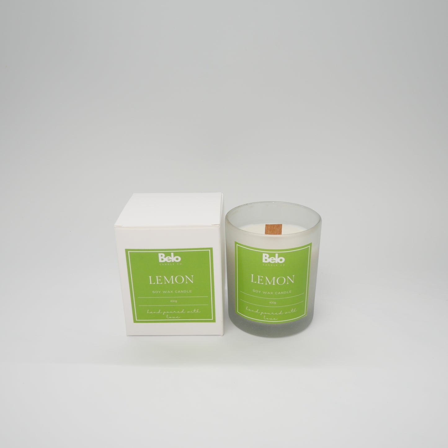 Lemon - wood wick candle