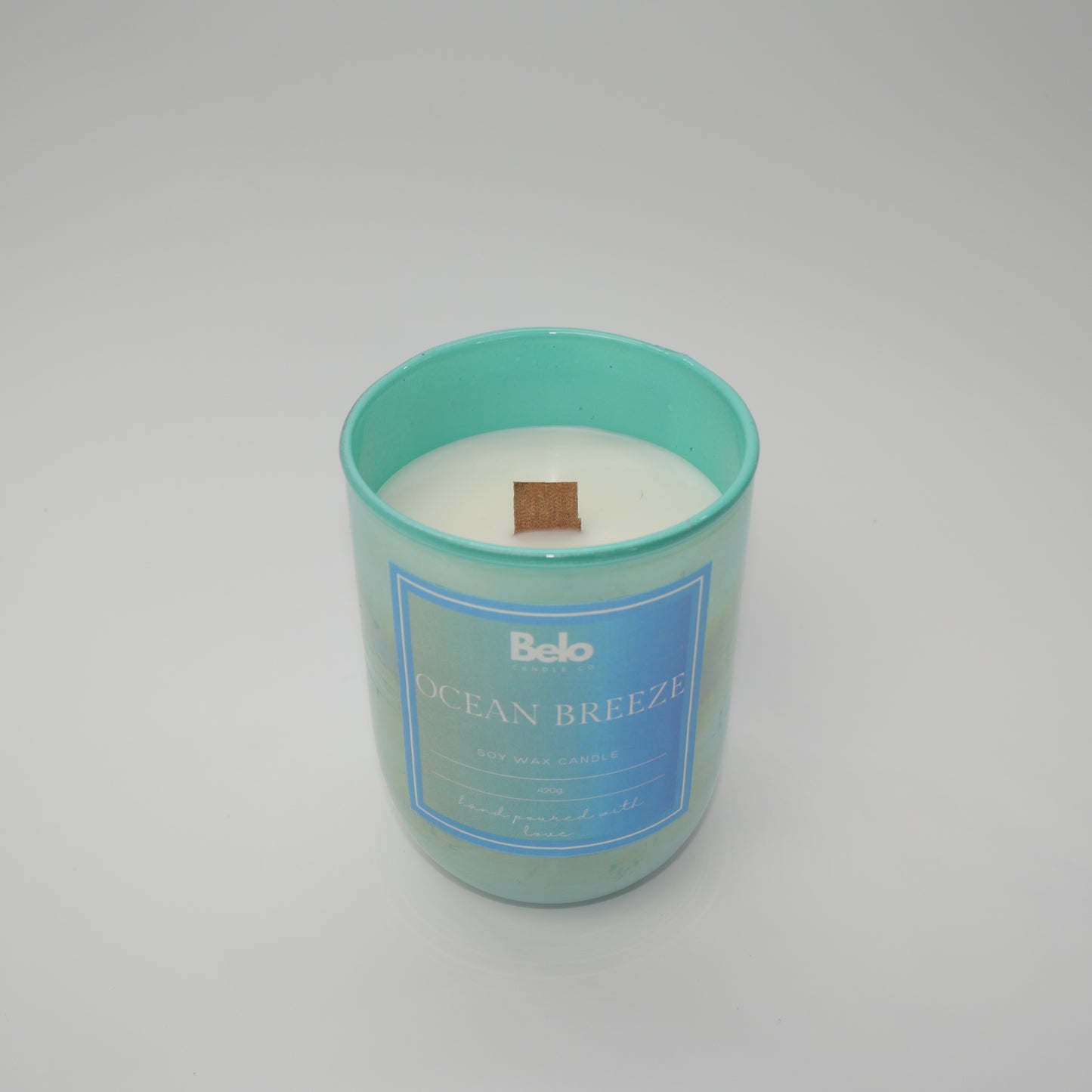 Ocean Breeze - wood wick candle