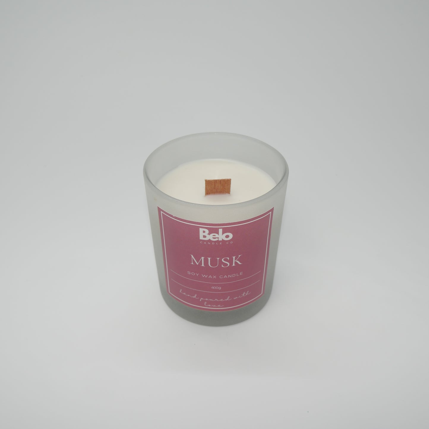 Musk - wood wick candle