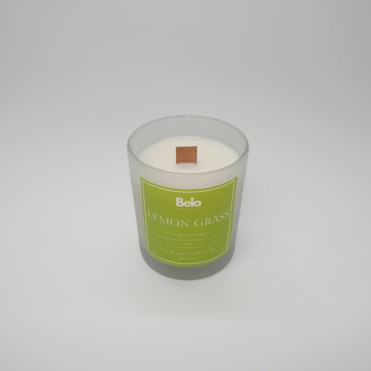 Lemon grass - wood wick candle