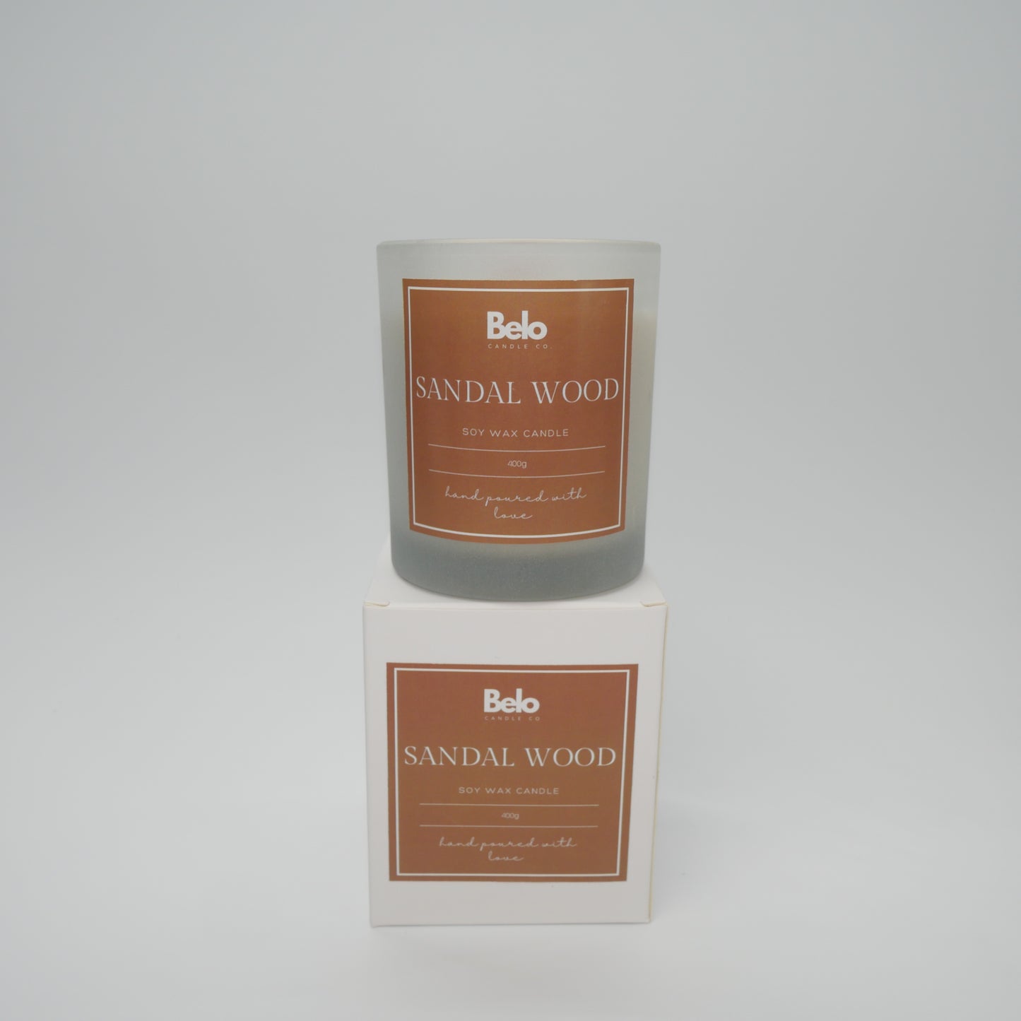 Sandal wood - wood wick candle