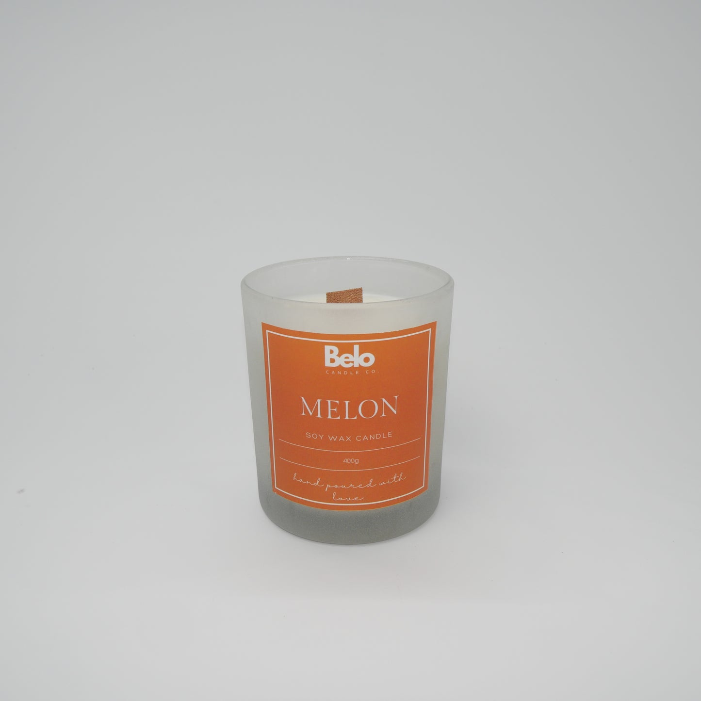 Melon - wood wick candle