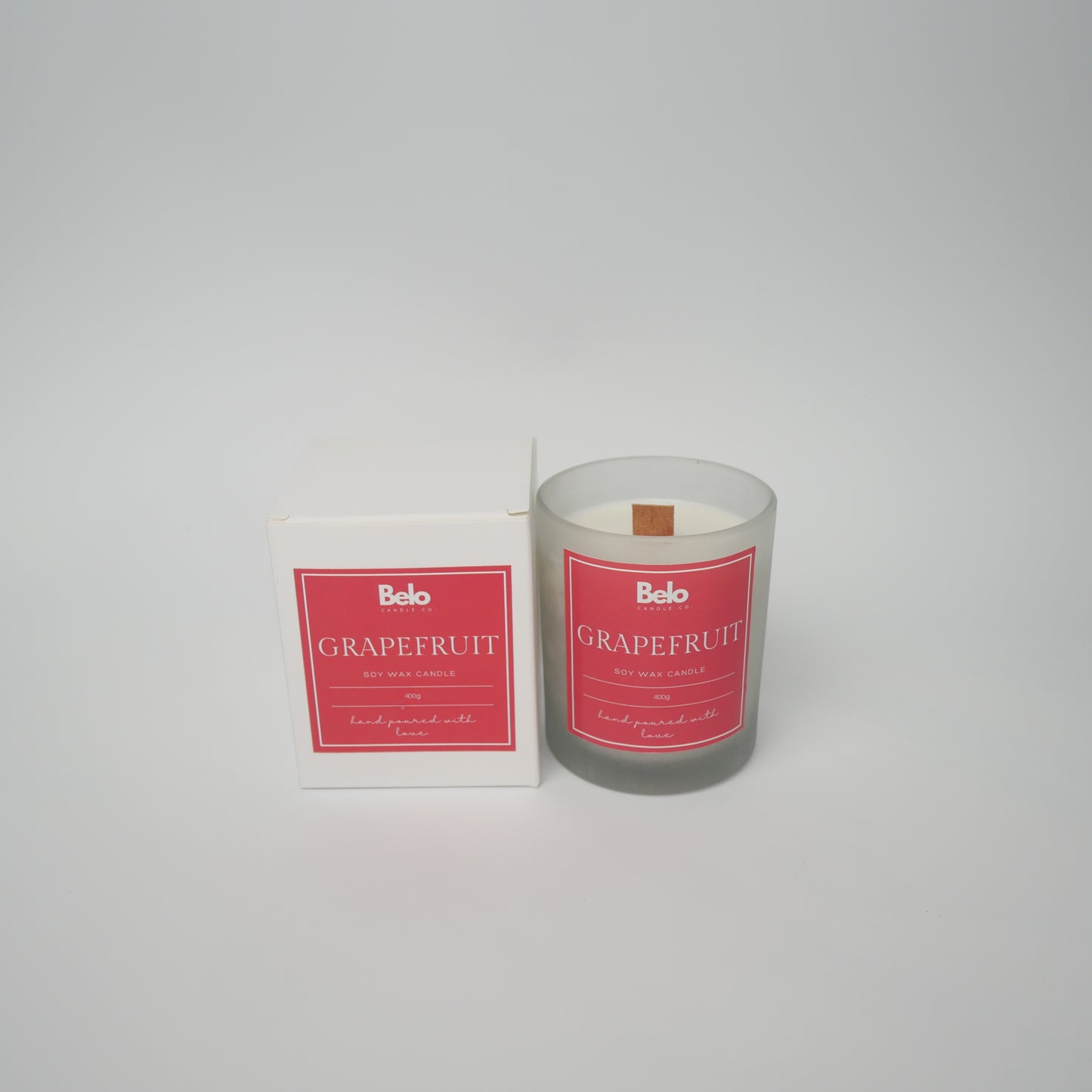 Grapefruit - wood wick candle