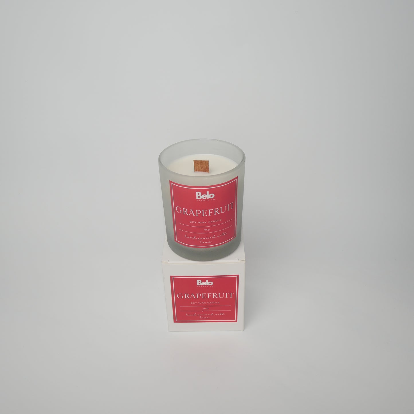 Grapefruit - wood wick candle