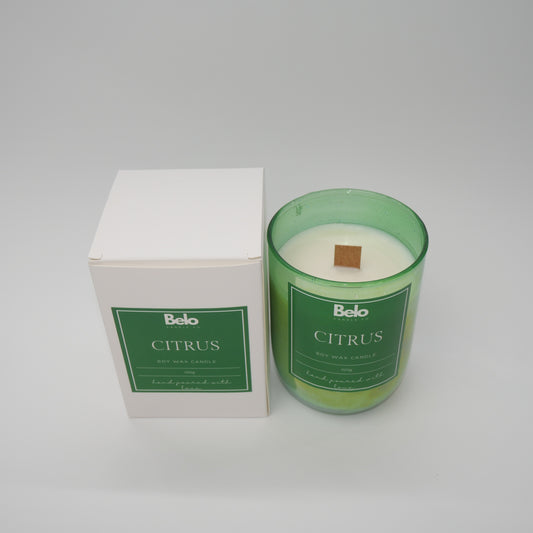 Citrus - wood wick candle