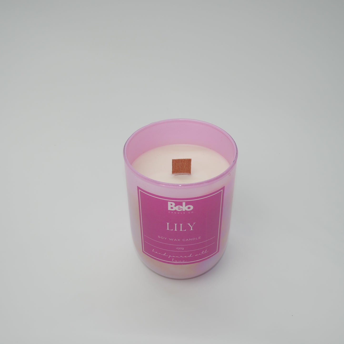 Lily - wood wick candle