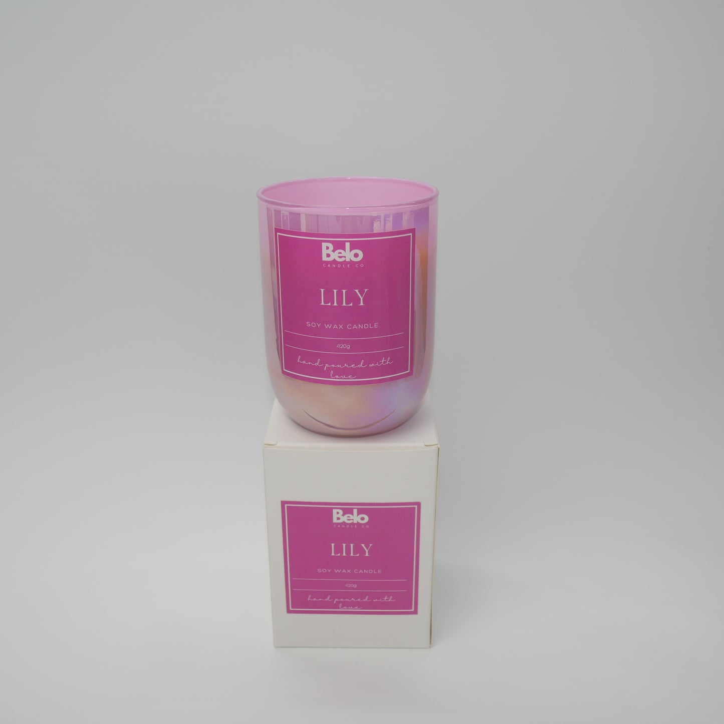 Lily - wood wick candle