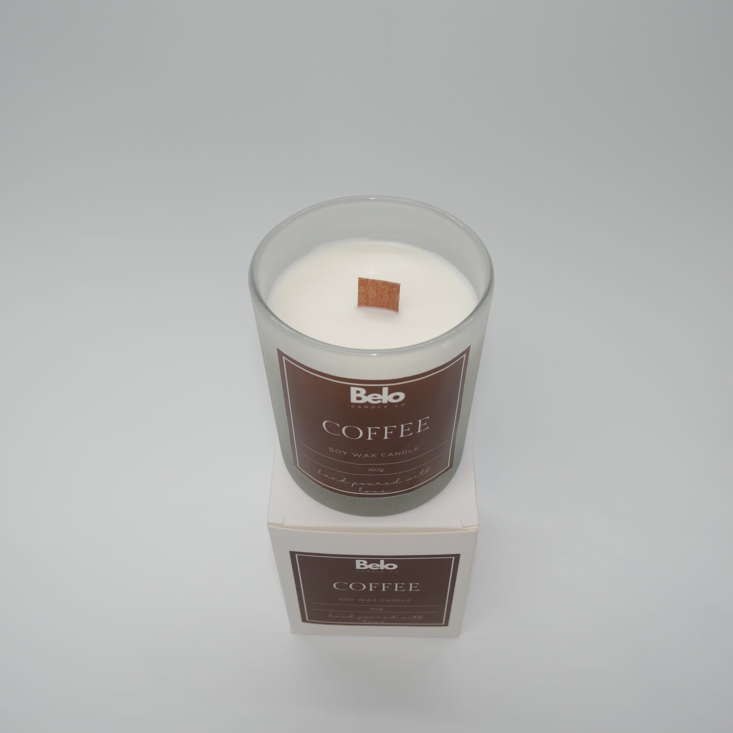 Coffee - wood wick candle