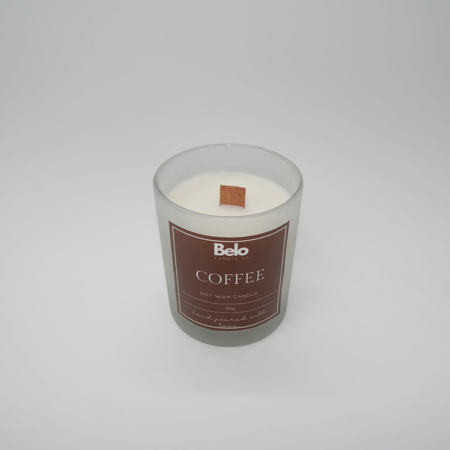 Coffee - wood wick candle